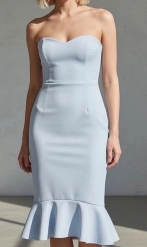 Asos bandeau midi kleid - midi, 36/s
