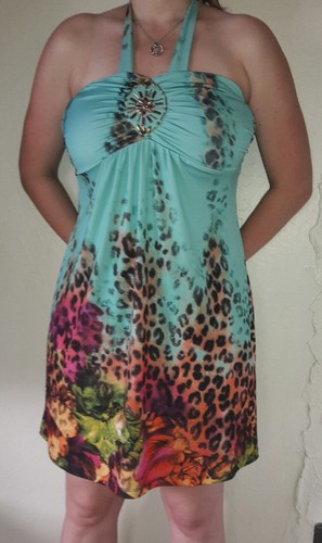 Buntes sommerkleid - buntes, in