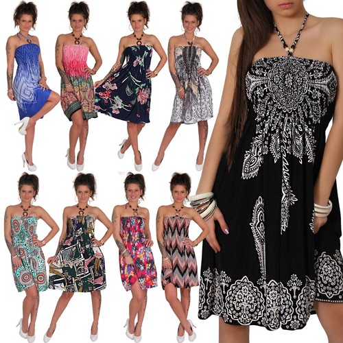 Kleid sommer bandeau - kleid,