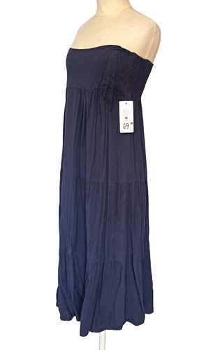 Damen bandeau midi kleid - damen, 💙