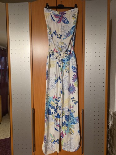 Jumpsuit overall türkis gelb - jumpsuit,