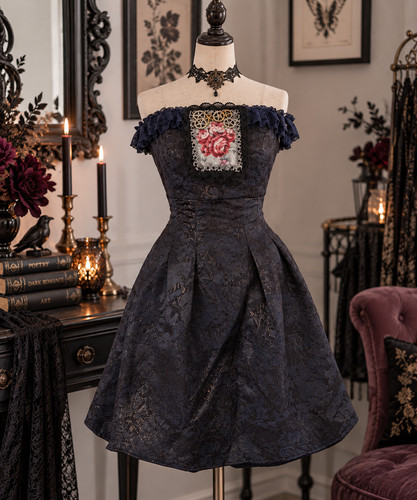 Ooak steampunk cocktail dress - cocktail,