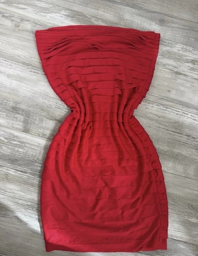 Roter trâgerloses bandeau - roter,