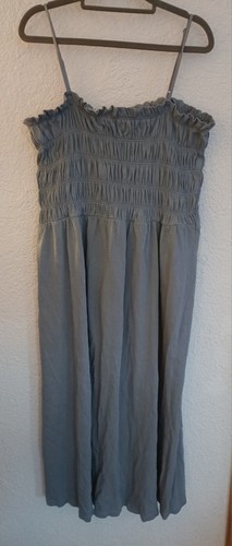 Sommerkleid bandeau grau - sommerkleid,