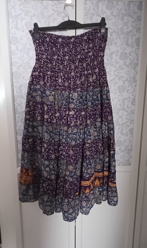 Sommerlicher boho stufenrock - sommerlicher,