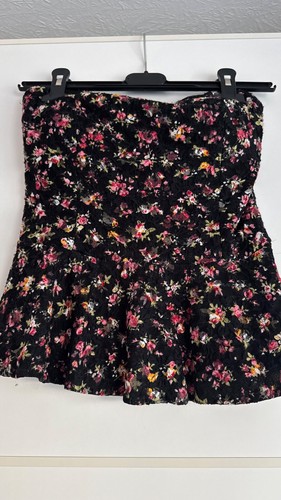 Bandeau peplum top damen - peplum,